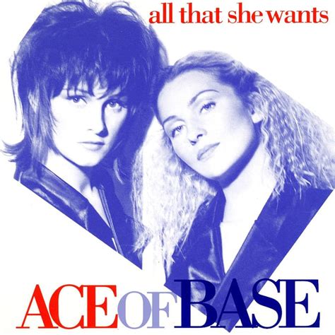 ace of base - all that she wants text